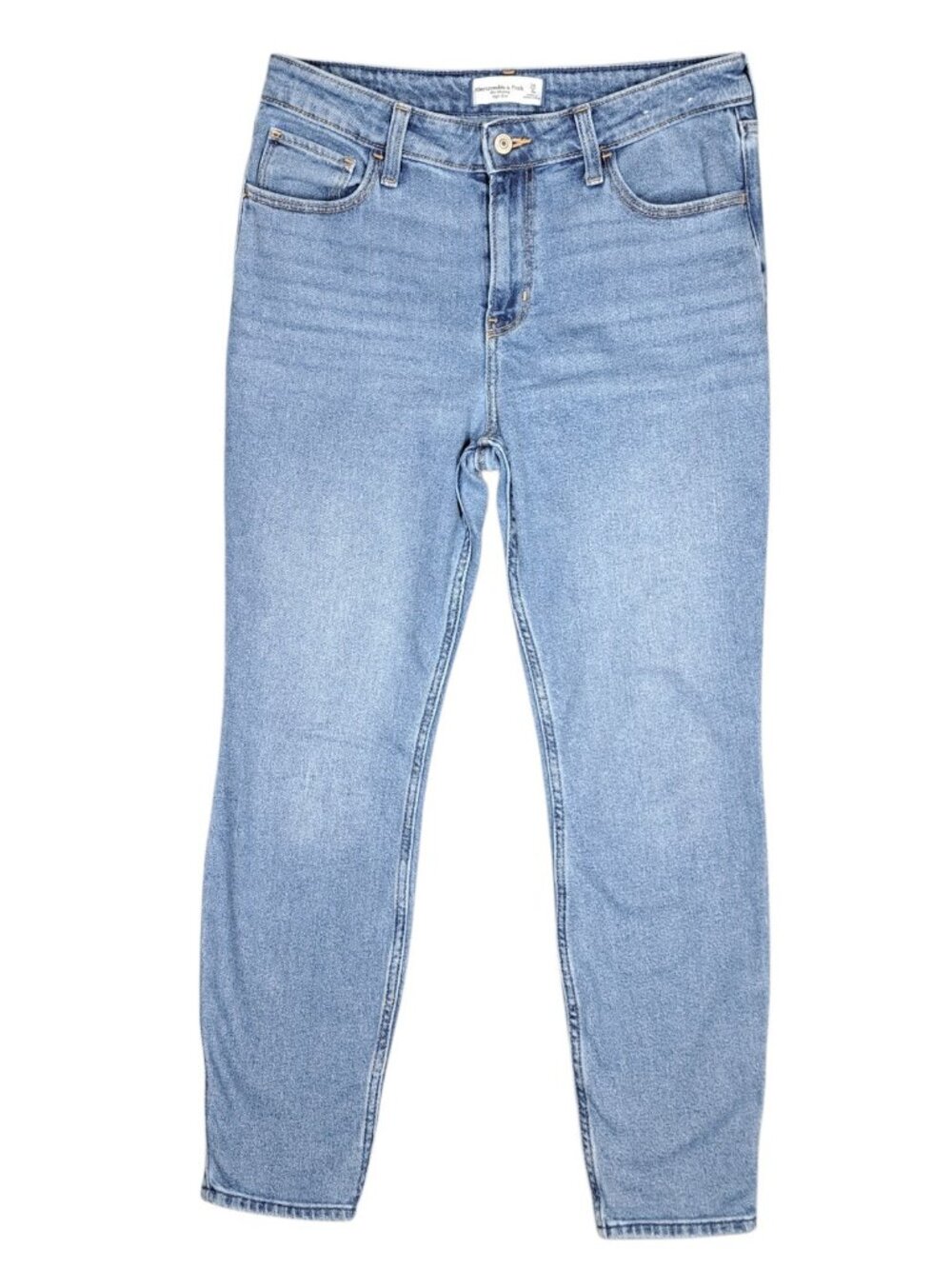 Abercrombie & Fitch The Skinny High Rise Jeans Womens 28/6R Light Wash Stretch